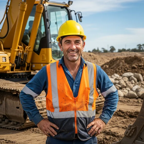 Karim B., chef de chantier et conducteur d'engins à Lyon